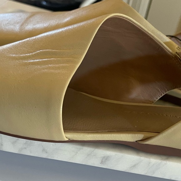 ADOLFO Dominguez Elegant Cream Slingback Women Shoes - Picture 6 of 8